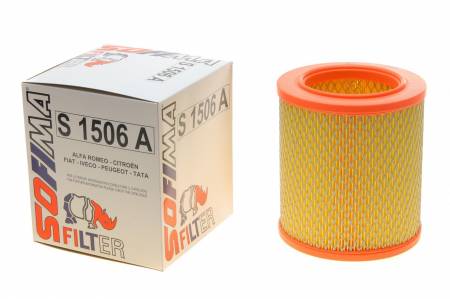 Фільтр повітряний Fiat Ducato/Peugeot Boxer/Citroen Jumper 1.9/2.4/2.5D 82-02 142 S 1506 A фото товару
