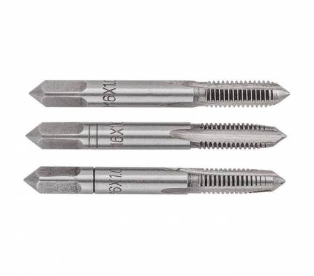 Набір інструментів для нарізки різьби (мітчики) M6x1 3 од. 5582 14A206 фото товару