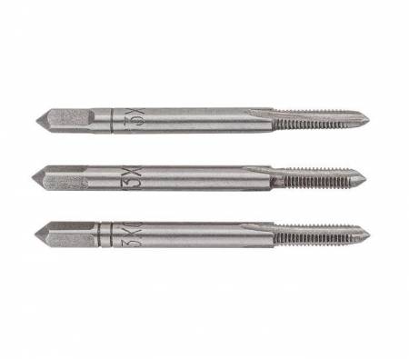 Набір інструментів для нарізки різьби (мітчики) M3 3 од. 5582 14A203 фото товару