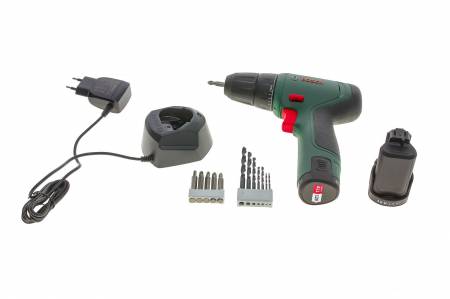 BOSCH Акумуляторний дриль-шуруповерт Bosch EasyDrill 1200 (+ чемодан +2 акб+ з.п.) 30 06039D3007 фото товару