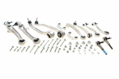 Комплект важелів підвіски (передньої) Audi A6 2.0-5.2 04-11 (з болтами) 144 116 050 0095/HD фото товару