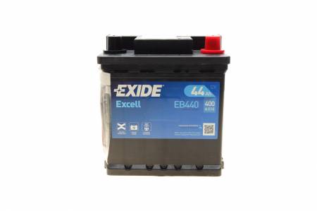 Акумуляторная батарея 44Ah/400A (175x175x190/+R/B13) Excell 24 EB440 фото товару