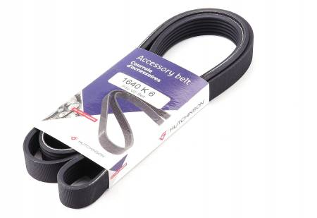 Ремінь генератора 6PK1640 2.8TDI (-AC) 239 1640 K 6 фото товару