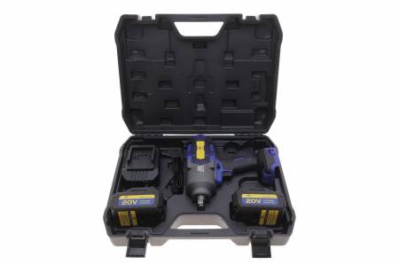 Гайковерт акумуляторний E-Lion 1/2” 1700Nm 20V 4Ah (АКБ і зарядн. пристрій) 95 007936331570 фото товару