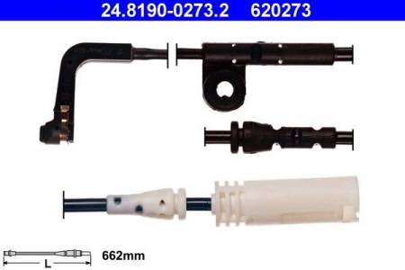 Датчик зносу гальмівних колодок 3 24.8190-0273.2 фото товару