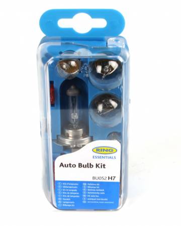 Комплект лампочок H7 12V (H7, P21/5W, P21W, W5W, W5W,запобіжник 10A) 5035 BU052 фото товару