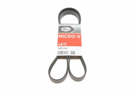 Ремінь генератора Peugeot 206/Partner/Citroen Berlingo/VW Polo 1.1-1.6 02- 33 6PK1453 фото товару