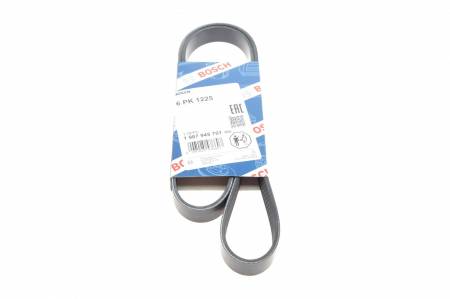 Ремінь генератора Citroen Nemo/Fiat Fiorino/Peugeot 206 1.4/1.8 03- (6PK1225) 30 1987945701 фото товару