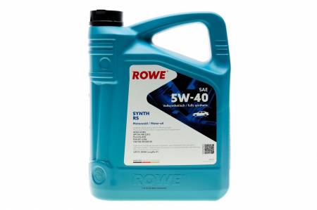 Олива 5W40 HIGHTEC SYNTH RS (4L) (BMW LL-01/MB 229.5/Porsche A40/VW 502 00/505 00/PSA B71 2296) 5440 20001-0040-99 фото товару