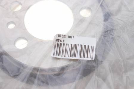 Диск гальмівний (передній) Audi A3/Seat Leon/Skoda Octavia/VW Bora/Golf IV (280x22) 96-10 144 1155211027 фото товару