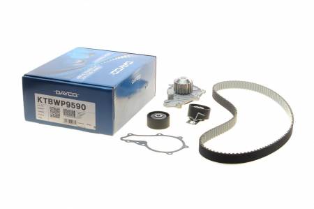 Комплект ГРМ + помпа Citroen Berlingo/Jumpy/Peugeot Partner 1.6HDI/Fiat Scudo 1.6 D 10- (25x141z) 42 KTBWP9590 фото товару