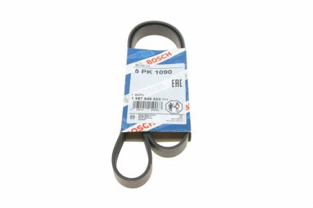 Ремінь генератора Fiat Ducato 2.5D/TD/TDI 94-02/Toyota Rav4 2.0 97-00/Audi A4/A5 12-15 (5PK1090) 30 1987946023 фото товару