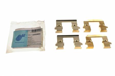 Планка супорта (переднього) прижимна (к-кт) Nissan Qashqai/ X-Trail 07-13 (Akebono) 350 ADN148602 фото товару