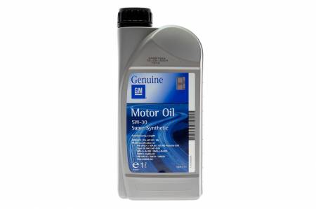 Олива 5W30 GM Super Synthetic (1L) (BMW LL-04/MB 229.31/MB 229.51/PORSCHE C30/VW 503.01/504.00/507.00) 5047 93165009 фото товару
