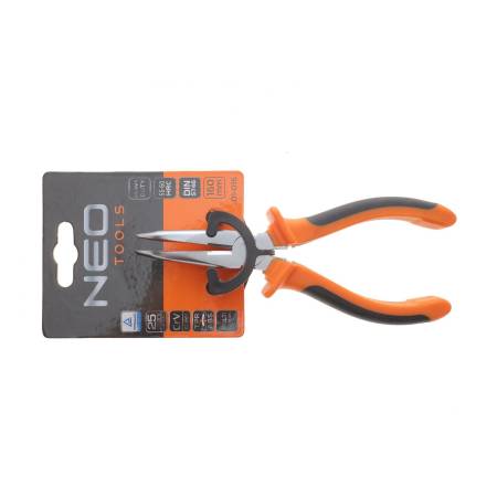 Плоскогубці загнуті з подовженими губками 6