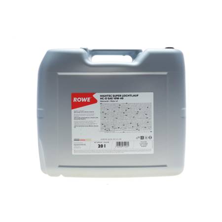 Олива 10W40 HIGHTEC SUPER LEICHTLAUF HC-O (20L) (VW 501 01/505 00/MB 229.3/226.5/229.1/RN 0700/0710) 5440 20058-0200-99 фото товару